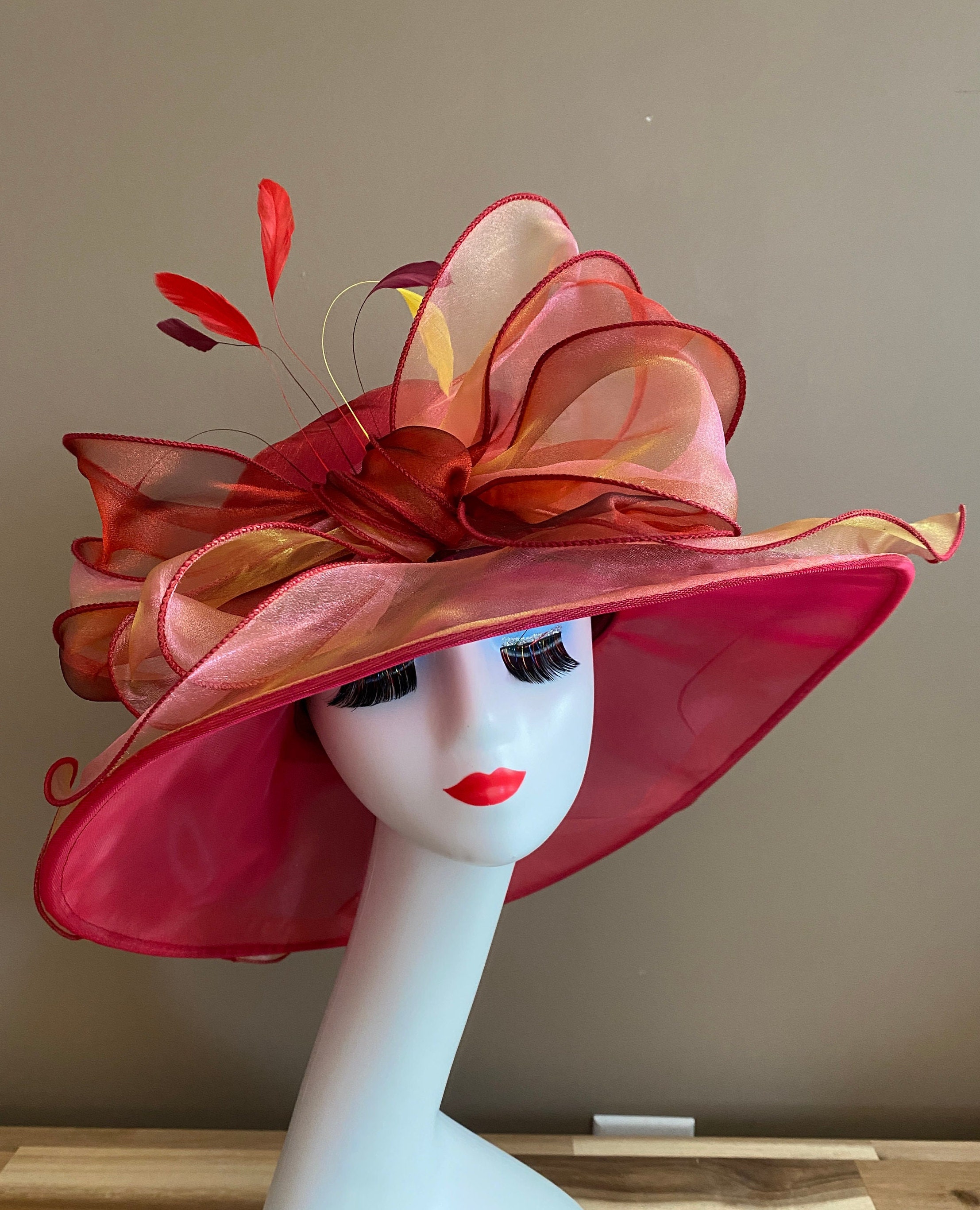 what colour fascinator with burgundy dress Joyfolie Women's Dawn Maxi Dress in Raspberry, Extra Extra Small