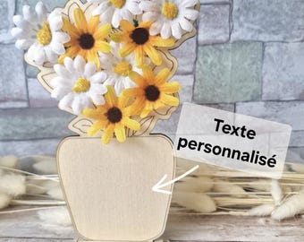 Eternal wooden flower bouquet