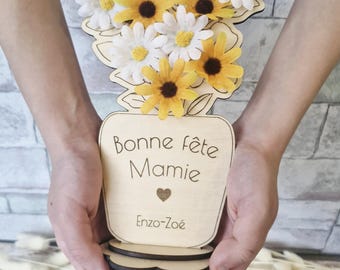 Eternal wooden flower bouquet