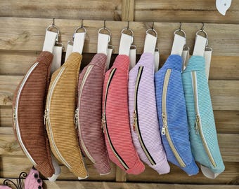 corduroy fanny pack 2 different sizes
