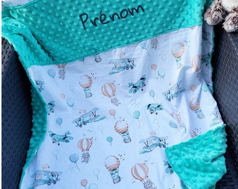 personalized minky baby blanket