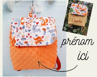 personalized handmade children's backpack