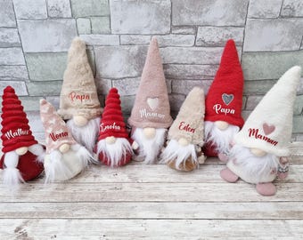 Christmas gnome, customizable gnome family