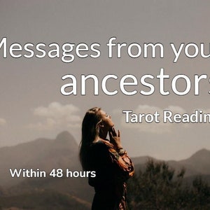 Messaggi dai tuoi antenati Lettura dei tarocchi psichici entro 48 ore