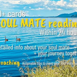 Más de 10 cartas de ALMA MATE amor lectura del tarot en 24 horas