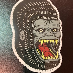 Silverback (vinyl sticker)