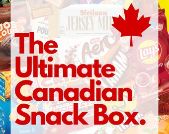The Ultimate CANADIAN SNACKS box | Care Package | LDR | Thank You | Valentines Day| Long Distance Relationships | Sample Box | Youtuber