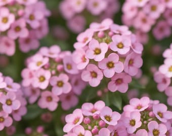 Alyssum Maritim Pink Dwarf Flower Seeds Heirloom USA NJ Seller check my store for largest select Free Shipping