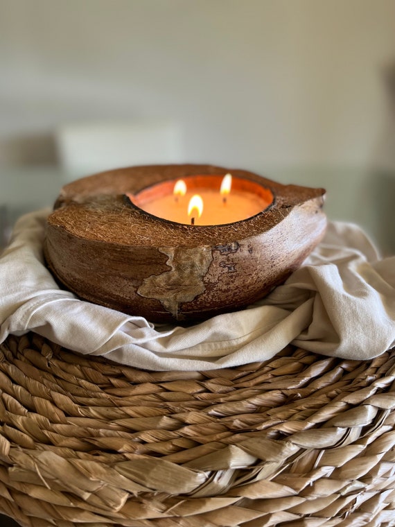 Real Coconut Shell or Coconut Bowl Only Boho Home Decor Party Gift,  Centerpieces, Wedding, Minimalist Island Decor -  Canada