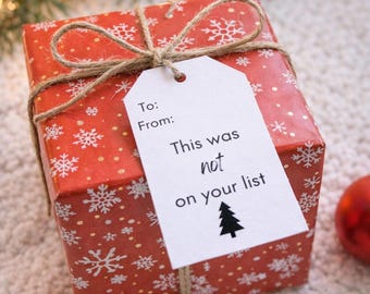 Funny Christmas Gift Tags