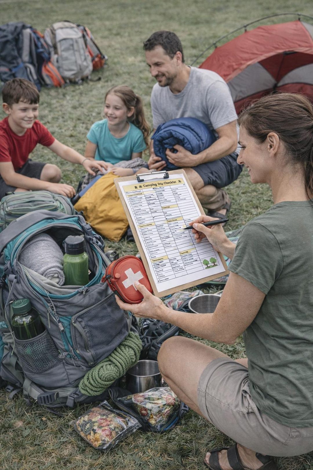 Ultimate Camping Gear Checklist Printable Outdoor Travel Planner - Etsy