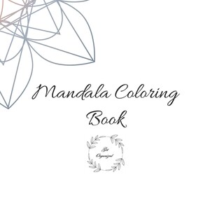 Mandala Coloring Book
