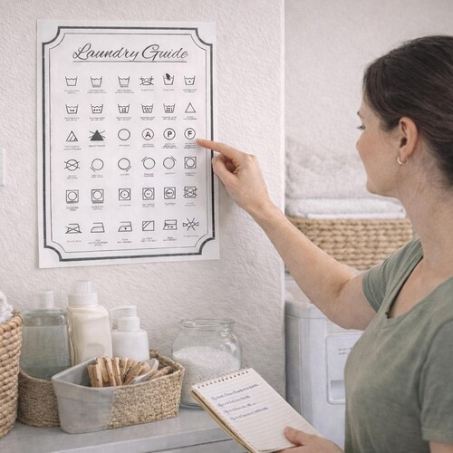 Guide des symboles de lessive
