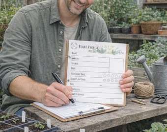 Printable Plant Profile, Garden Planner (Digital Download)