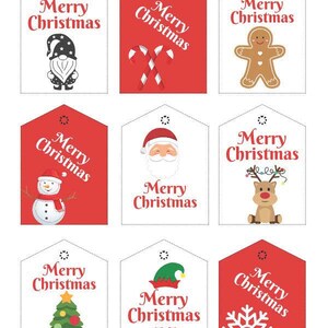 Merry Christmas Gift Tags