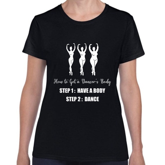 Femme Cut dancers Body Tee T shirt Dance Fitted Graphic Etsy