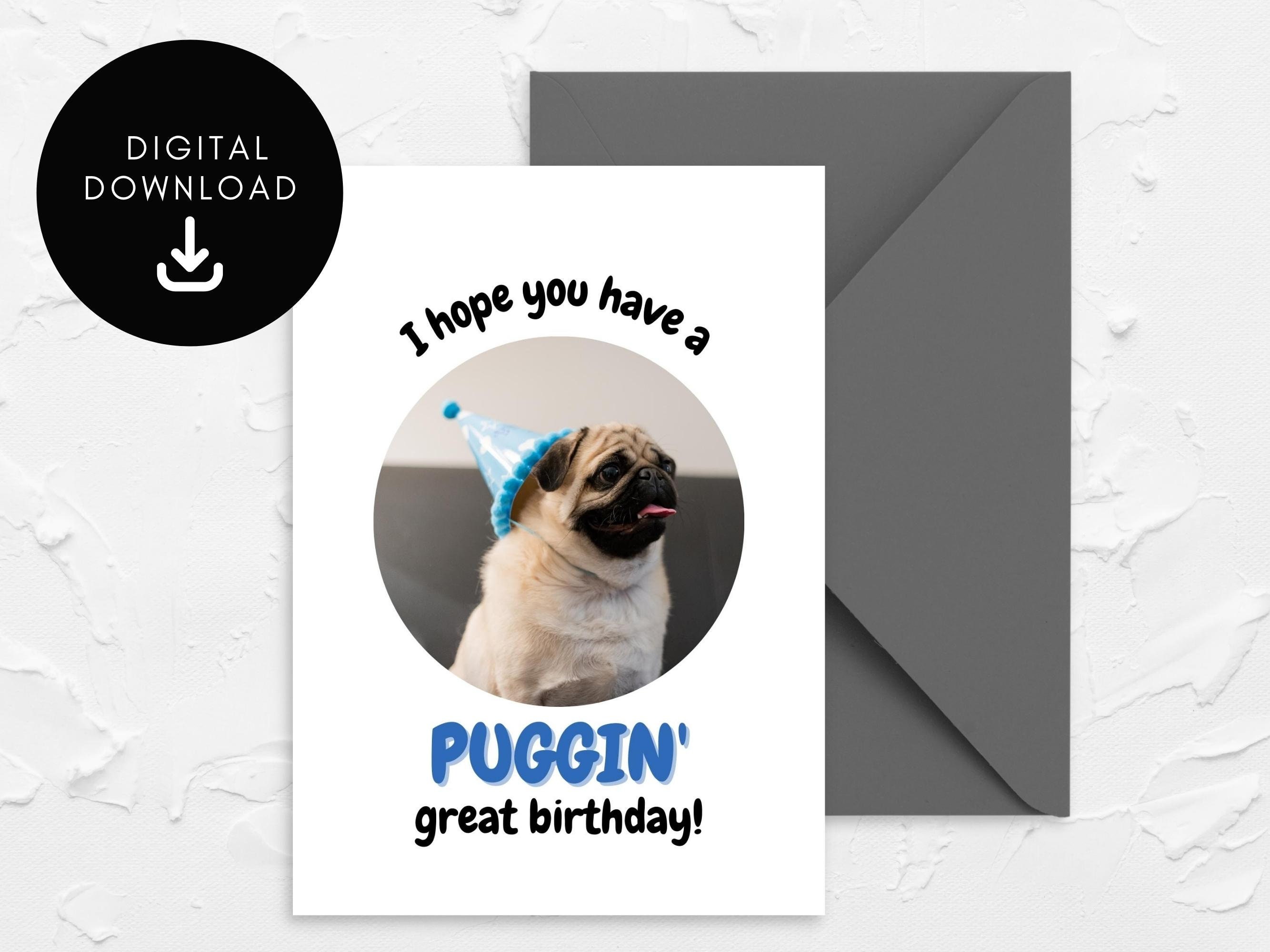 Pug Pun Card