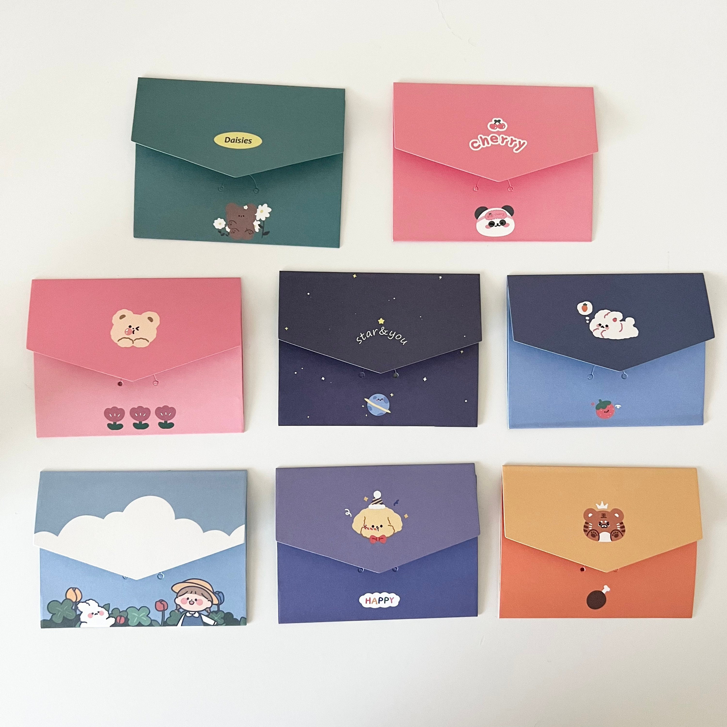 Cute Kawaii Postcard Window Envelope Memo Card Etsy