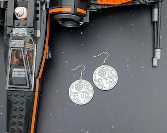 Death Star Inspired Earrings