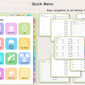 Ultimate Life Digital Planner for GoodNotes, Notability, iOS, android, ipad 700 pages with over 1000 hyperlinks