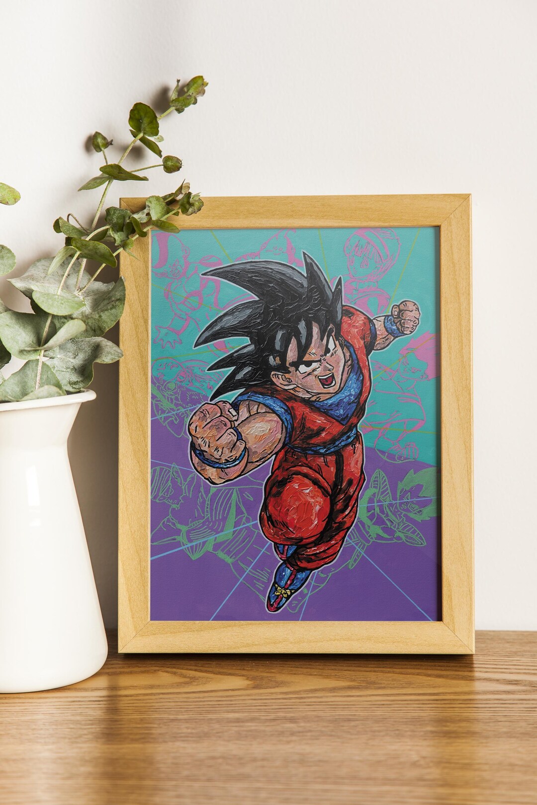 Dragon Ball Z - Goku - Anime Abstract - Gloss Print - 8.5x11 - Gloss ...