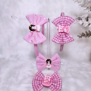 Handmade hair accessories, Handmade headband, Handmade hairclips, Handmade hair bows, School uniform hair clips.