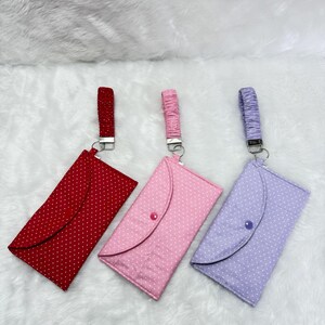 Key holder with wallet/ Keyring holder with pouch/Padded wallet