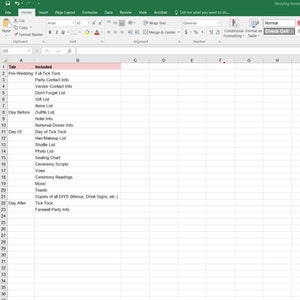 Ultimative Hochzeits-Meisterliste!