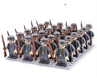 Soldaten Armee Klemmbaustein Figuren - Sammeln, Bauen, Schlachten nachstellen!