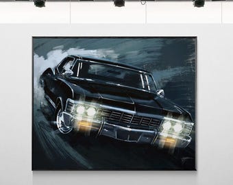 スーパーナチュラル / 1967年式シボレー・インパラ - Etsy 日本