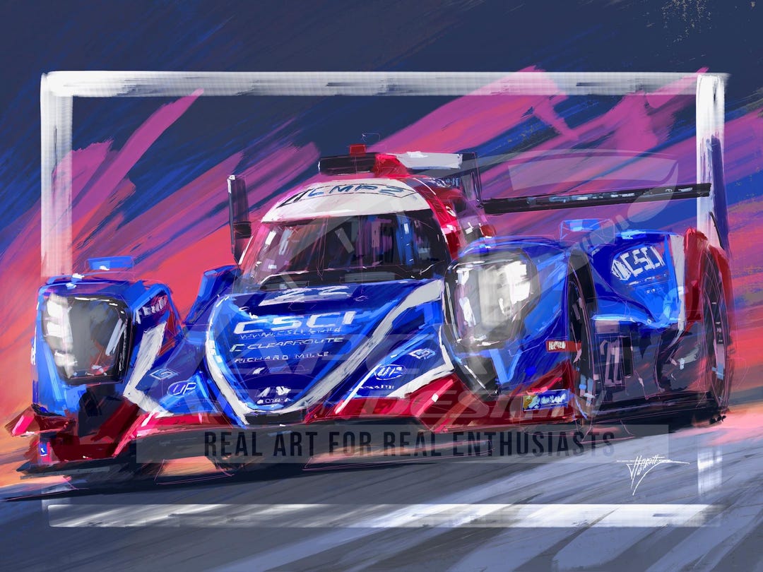 Student R Racing Team Posters 2026 United Autosports Racing Team Rennwagen 22 - IMSA LMP2 Poster ...