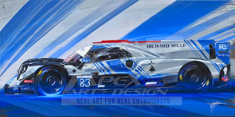 2026 AF Corse USA Oreca Race Car - IMSA LMP2 Poster Print - Etsy