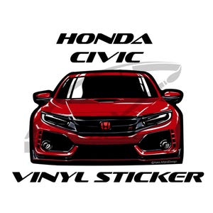 Honda Civic Vinyl Sticker