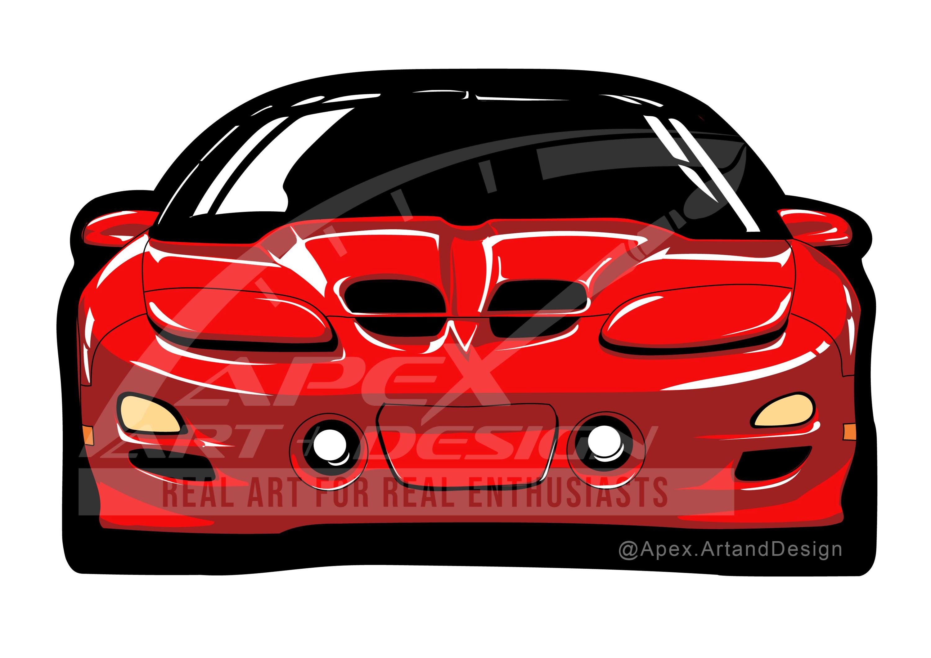 Ws6 Vector 4th Gen Trans Am Vinyl Sticker - Etsy