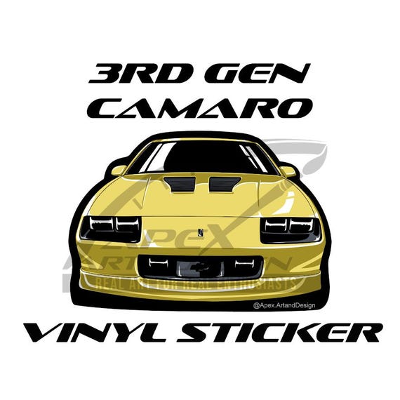 3代目カマロ ビニールステッカー - Etsy 日本