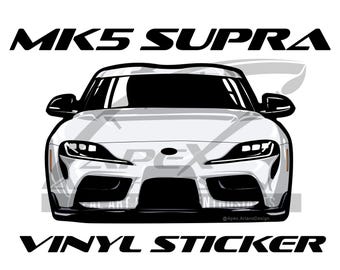 MK5スープラビニールステッカー