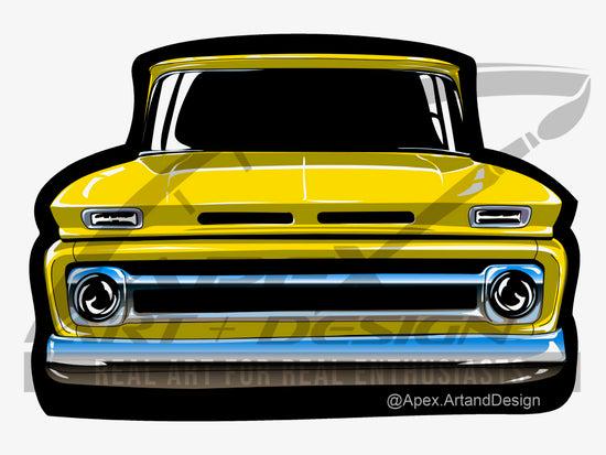 1960's C10 Vinyl Sticker - Etsy