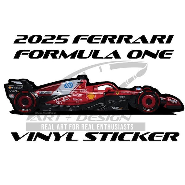 Ferrari Stickers - Etsy