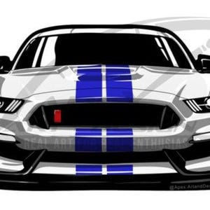 Shelby GT350 Mustang Vinyl Sticker