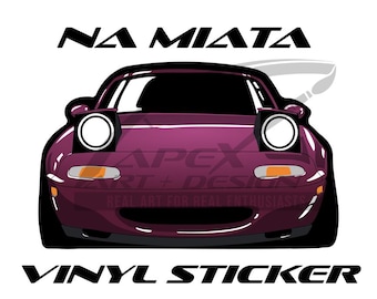 NA Miata Vinyl Sticker