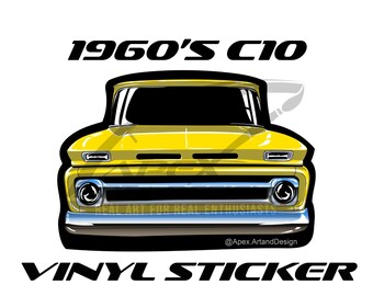 1960's C10 Vinyl Sticker