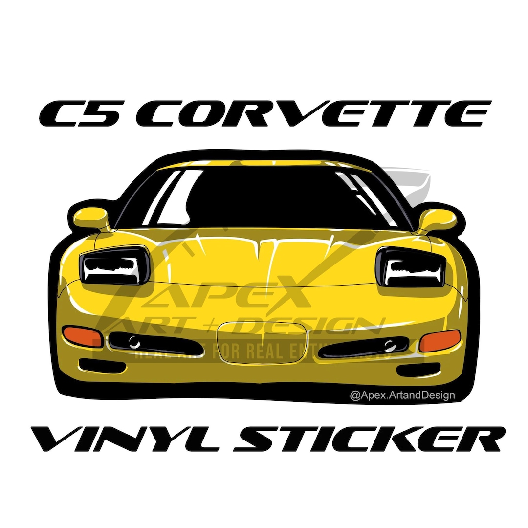 Cpv Sticker Download C5 Corvette Vinyl Sticker - Etsy