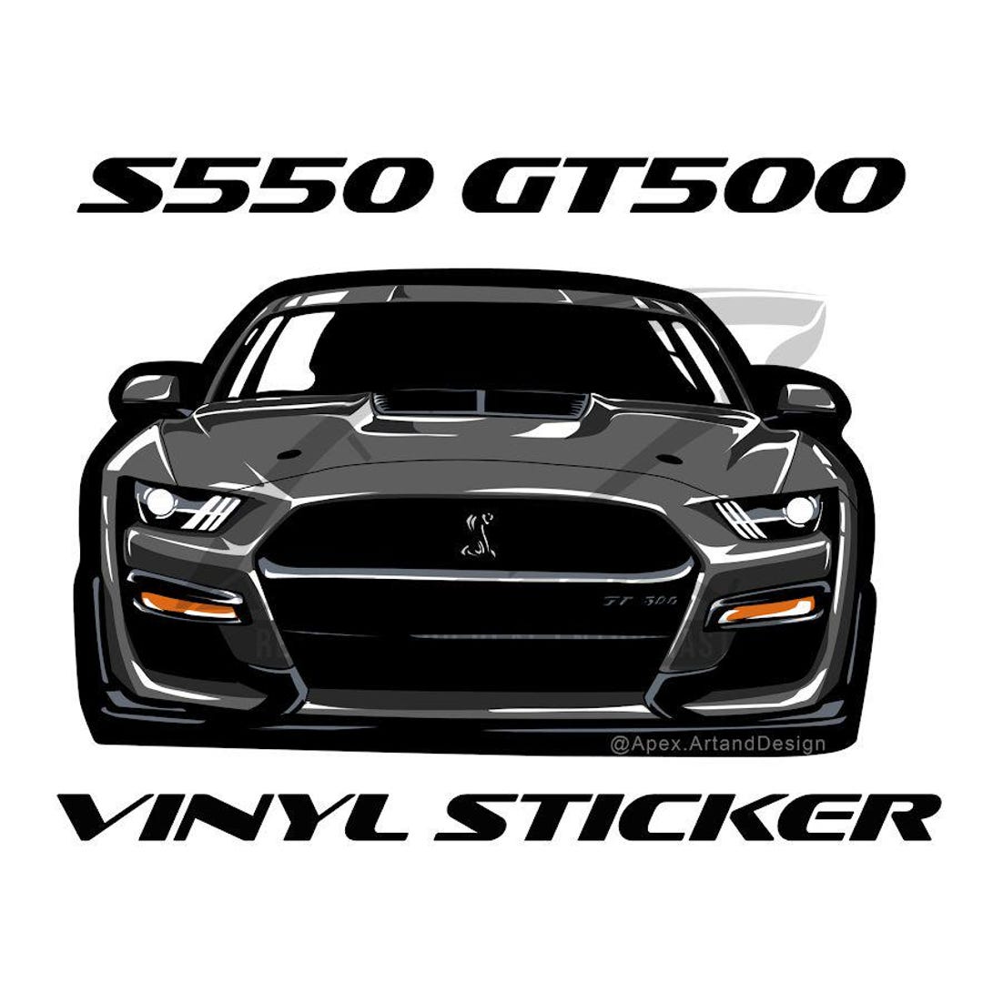 S550 GT500 Vinyl Sticker - Etsy