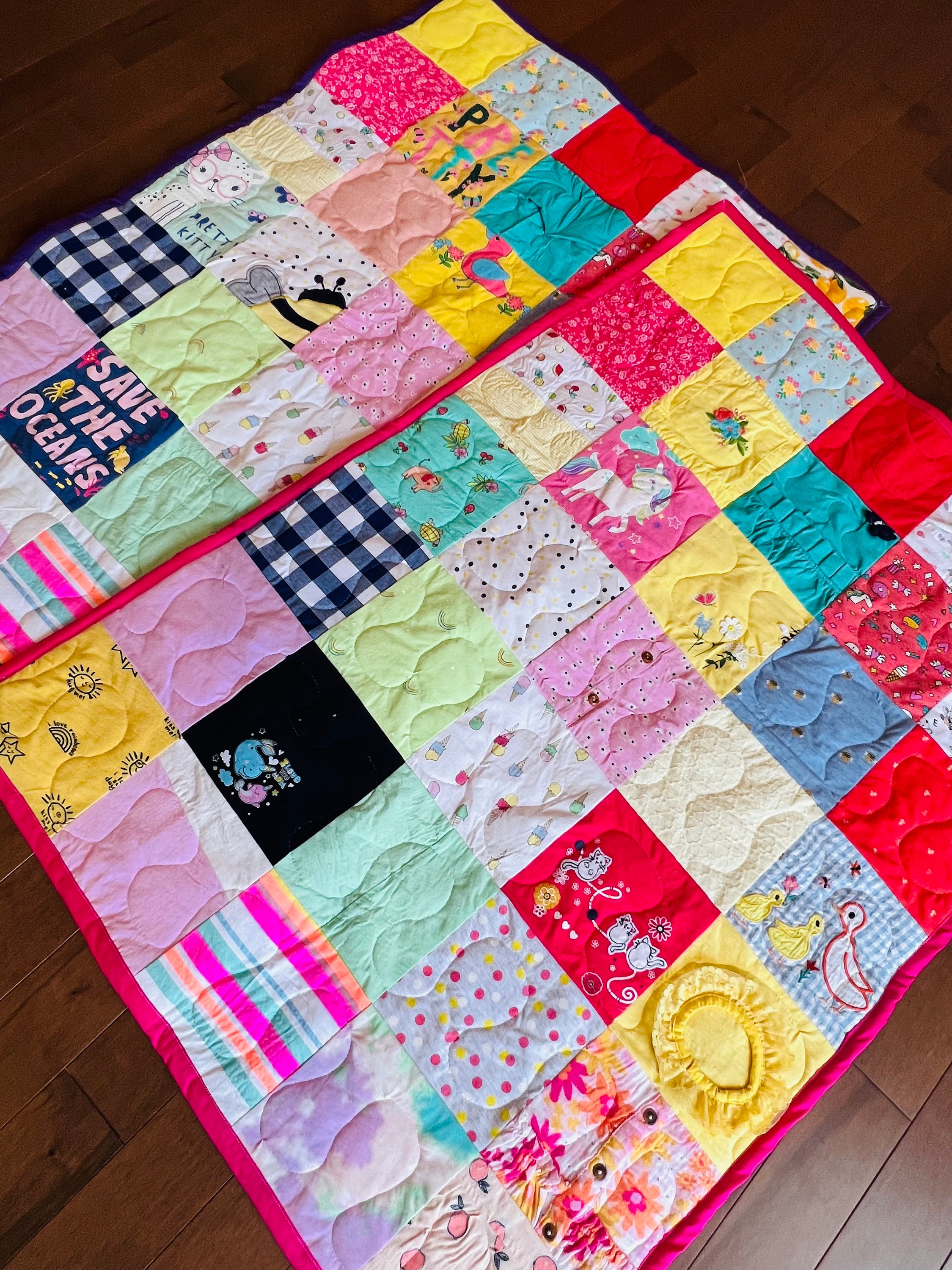 Baby Keepsake Quilt Baby Clothes Quilt Memory Quilt T Shirt Quilt ...