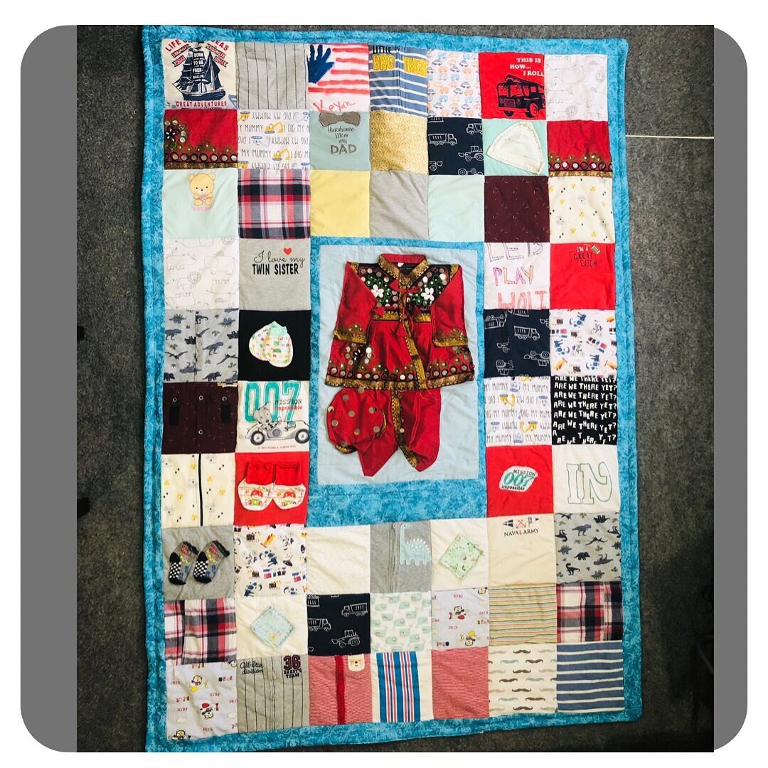 Baby Keepsake Quilt Baby Clothes Quilt Memory Quilt T Etsy