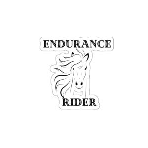 Endurance Rider Sticker, Horse Lover Sticker, Horse Girl Sticker, Horse Lover Christmas Gift, Equestrian, Trail Ride, Holiday Horse