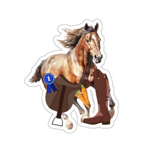 Horse Girl Sticker, Equestrian Christmas Gift, Horse Lover Christmas Gift, Stocking Stuffer For Equestrians, Horse Girl Sticker, Horses