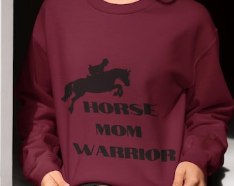 Bluza Horse Mom, bluza Horse Mom Warrior, bluza jeździecka, prezent jeździecki, prezent dla dziewczyny z koniem, prezent dla miłośnika koni, jeźdźcy