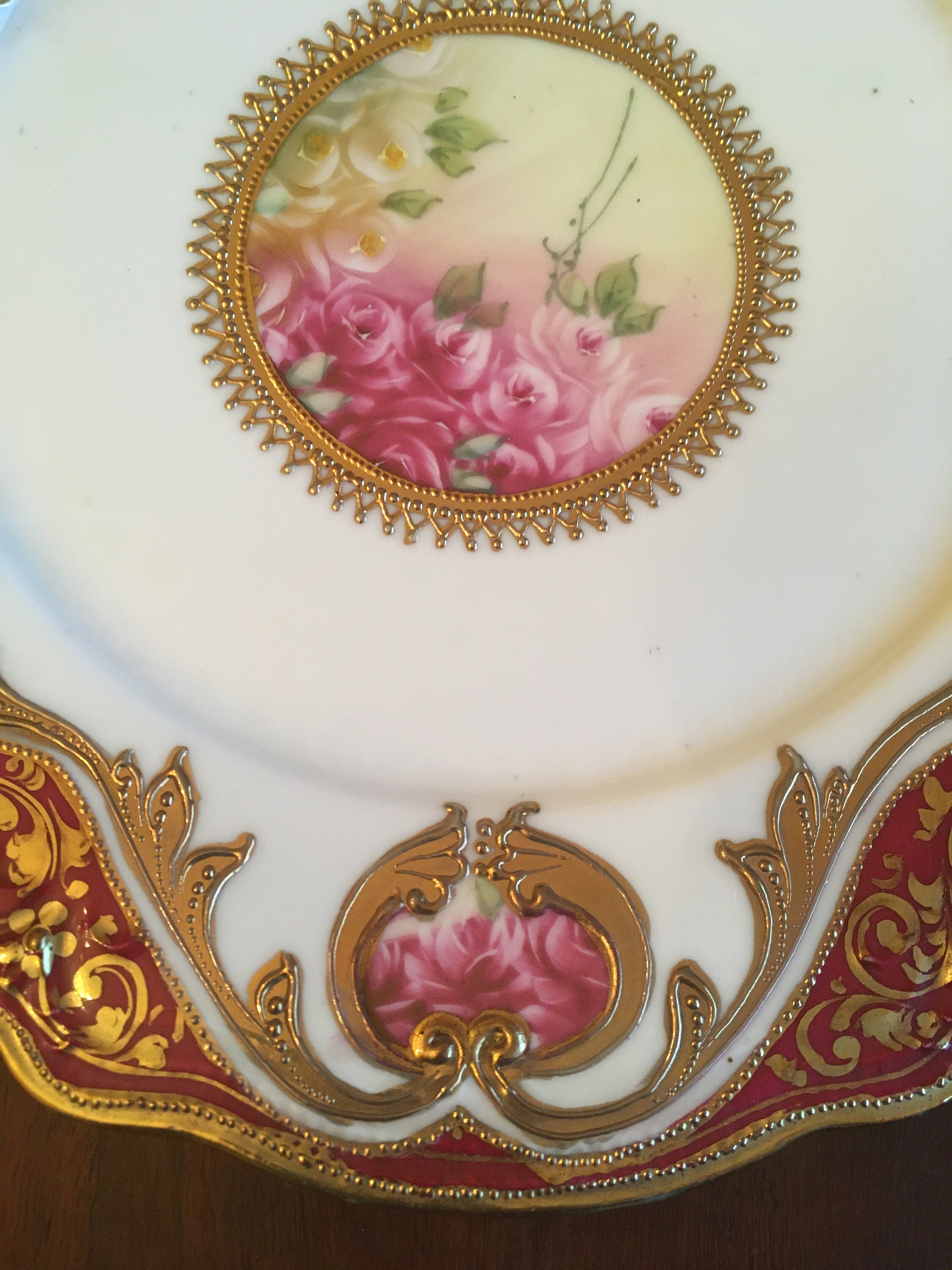 Antique Hand Painted Nippon Plate Nippon Hand Painted Etsy