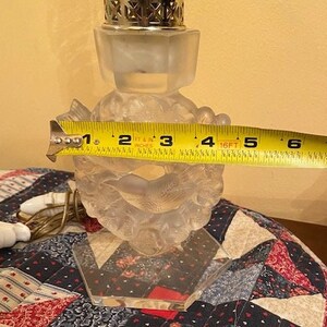 Rene Lalique frosted Crystal Lamp
